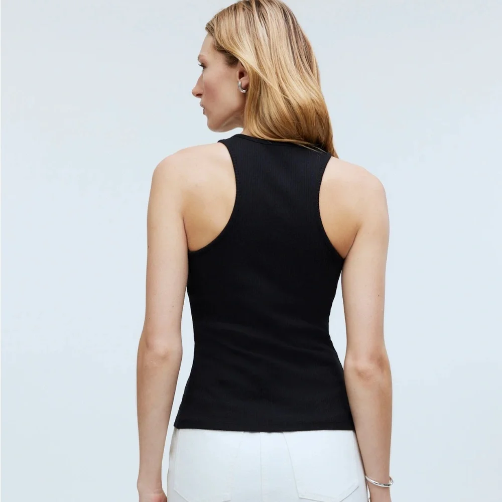 Madewell Highneck Tank in Sleekhold - Picture 3 of 10